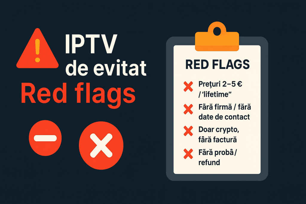 iptv de evitat red flags