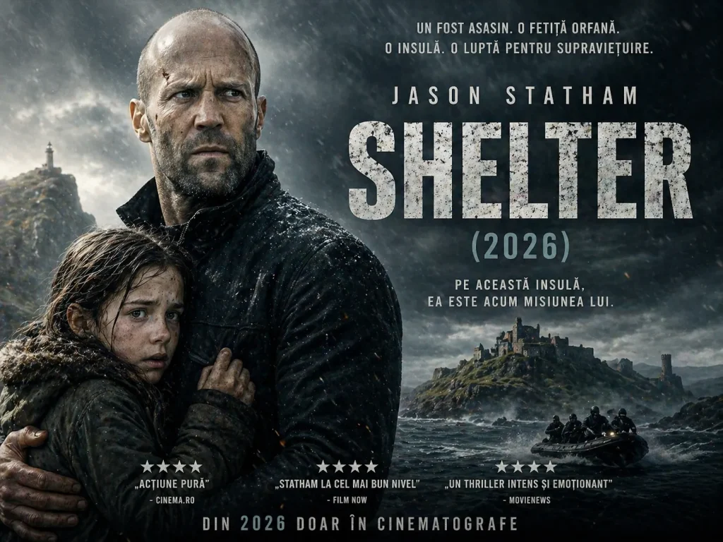 Jason Statham pe o insulă scoțiană: fostul asasin MI6 care trebuie să protejeze o fetiță orfană